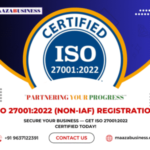 ISO 27001:2022(NON-IAF)(Government Charges extra if applicable)