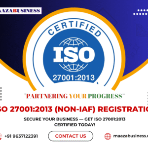 ISO 27001:2013(NON-IAF)(Government Charges extra if applicable)