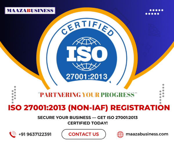 ISO 27001:2013(NON-IAF)(Government Charges extra if applicable)