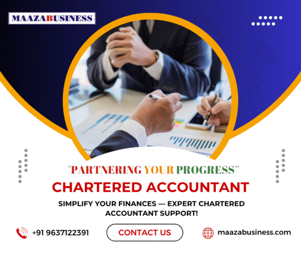 Chartered Accountant (Government Charges extra if applicable)