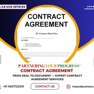 Legal Contract Agreement (Government Charges extra if applicable)