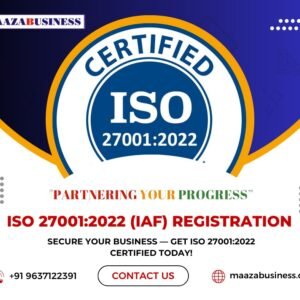 ISO 27001:2022(IAF)(Government Charges extra if applicable)