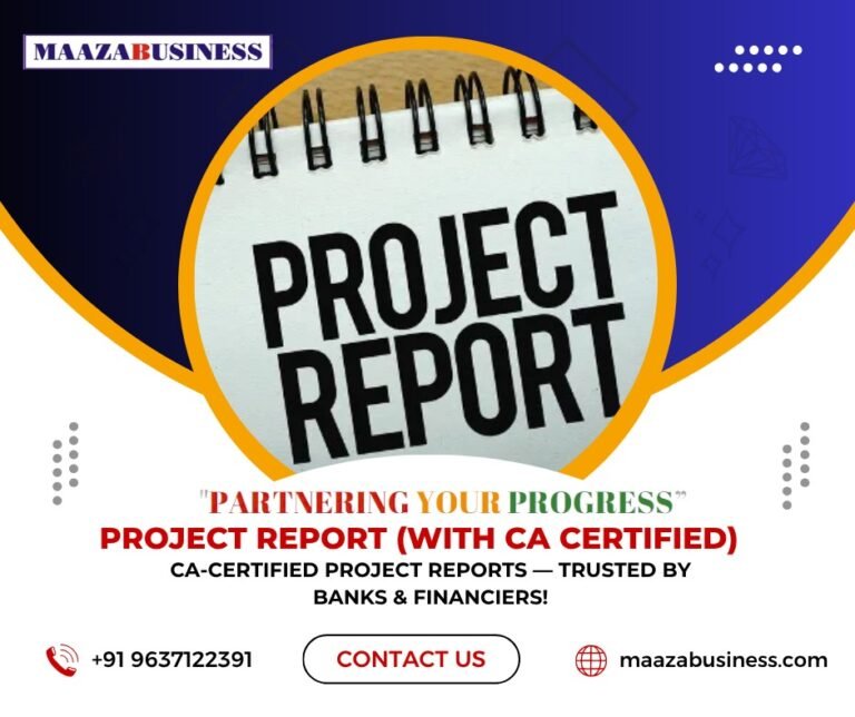 Project Report( with CA Certified)