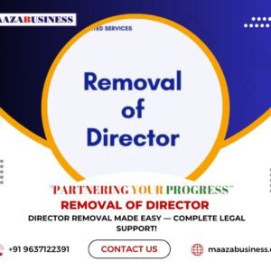 Removal of Director (Government Charges extra if applicable)