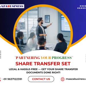 Share Transfer Set(Government Charges extra if applicable)