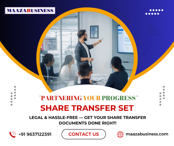 Share Transfer Set(Government Charges extra if applicable)