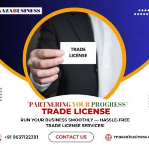 TRADE LICENSE( Government Charges extra if applicable)