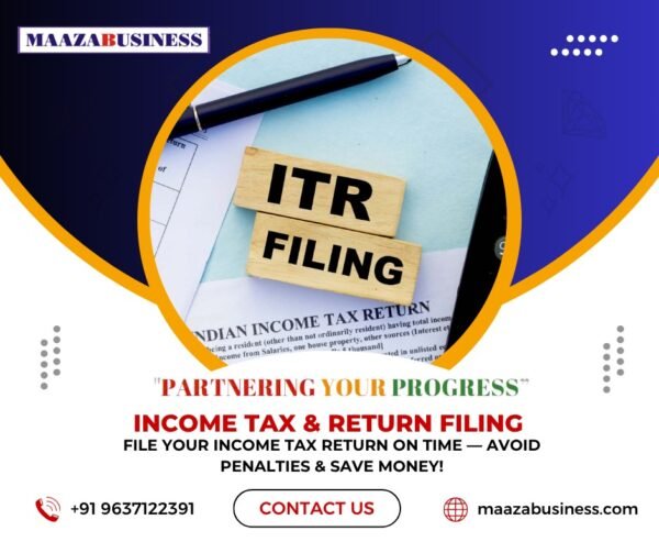 ITR FILLING( Government Charges extra if applicable)