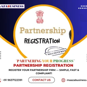 Partnership Registration ( Government Charges extra if applicable)