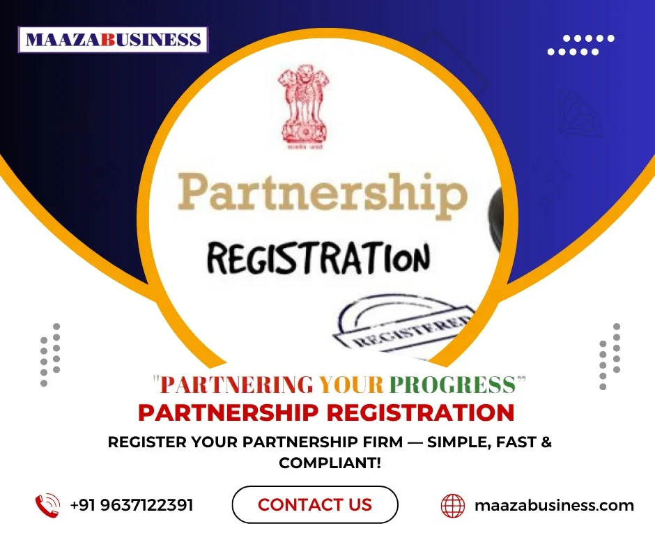 Partnership Registration ( Government Charges extra if applicable)