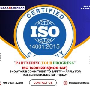 ISO 14001:2015(NON-IAF)(Government Charges extra if applicable)