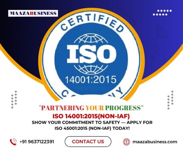ISO 14001:2015(NON-IAF)(Government Charges extra if applicable)