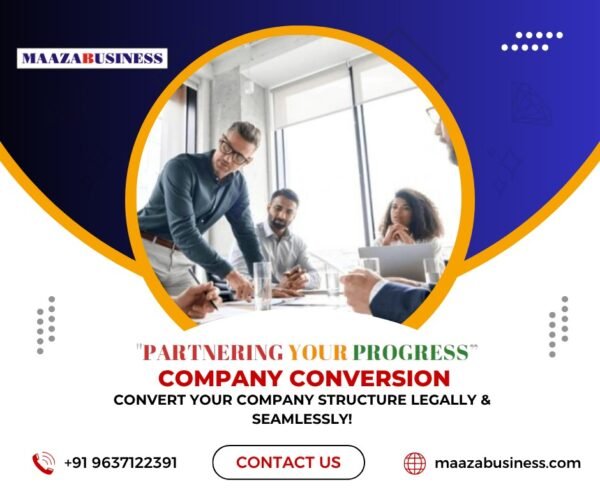 Company Conversion( Government Charges extra if applicable)