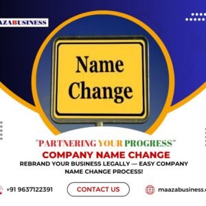 Company Name Change( Government Charges extra if applicable)