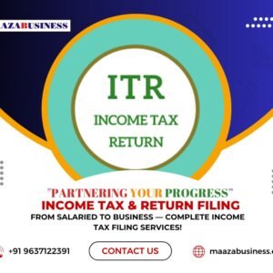 Income Tax & Return Filing (Government Charges extra if applicable)