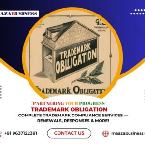 Trademark Obligation( Government Charges extra if applicable)