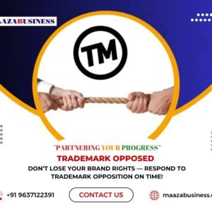 Trademark Opposed( Government Charges extra if applicable)