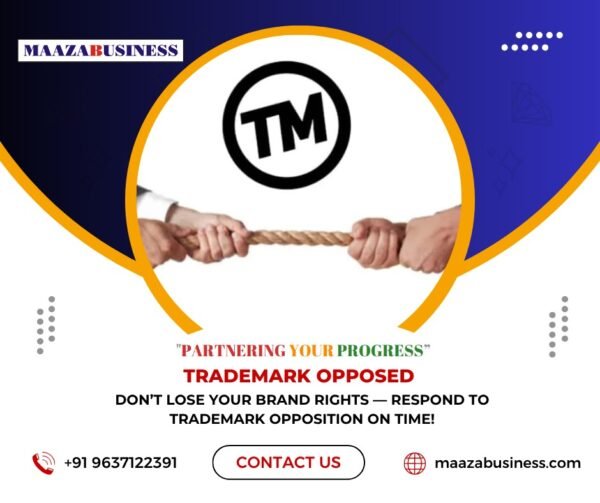 Trademark Opposed( Government Charges extra if applicable)