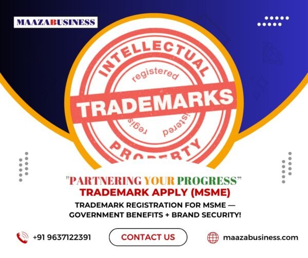 Trademark Apply (MSME) ( Government Charges extra if applicable)